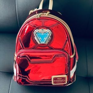 Loungefly Iron Man anniversary mini backpack